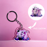 Free 3Pcs Custom Acrylic Keychains-18th of Each Month