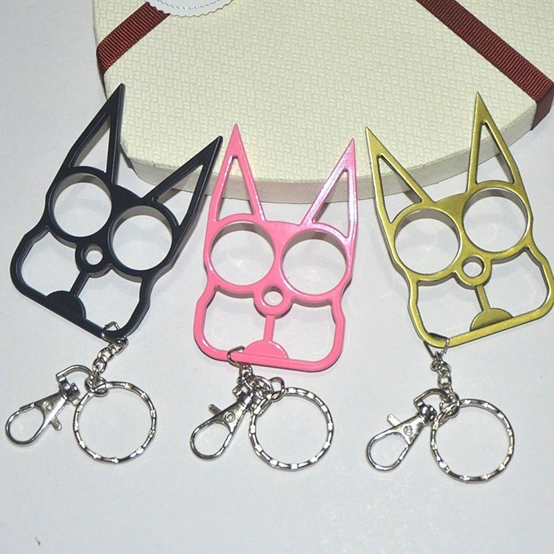 Self Defense Cat Keychain Metal Safety Keychains – Pdodo