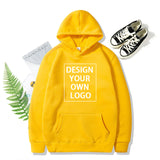 Custom Sweatshirt Unisex DIY Anime Print Hoodies Casual LOGO Sportswear