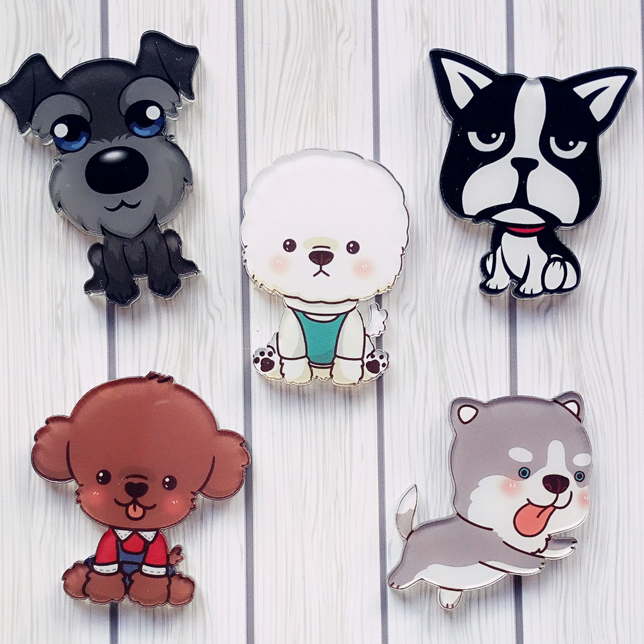 Custom Dog Pin Custom Pins Clear Acrylic Dog Pin – Pdodo