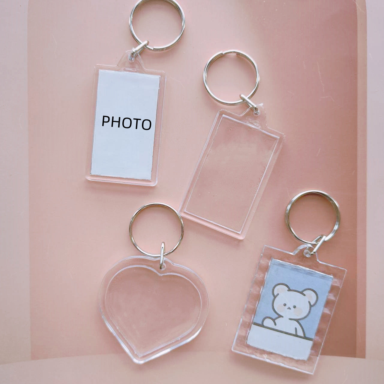 Photo keychain Clear Blank Acrylic Keychains – Pdodo