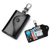 Simple Zipper Key Bag Multifunctional Wallet With Keychain