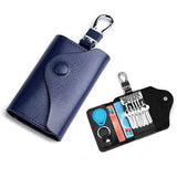 Simple Zipper Key Bag Multifunctional Wallet With Keychain