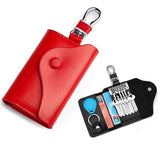Simple Zipper Key Bag Multifunctional Wallet With Keychain