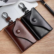 Simple Zipper Key Bag Multifunctional Wallet With Keychain