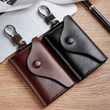 Simple Zipper Key Bag Multifunctional Wallet With Keychain