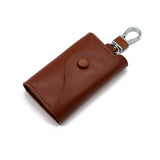 Simple Zipper Key Bag Multifunctional Wallet With Keychain