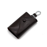 Simple Zipper Key Bag Multifunctional Wallet With Keychain