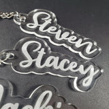 Personalized Keychain With Name Letter Keychain