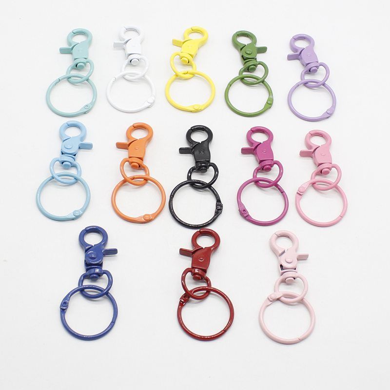 Color Keychain Accessories Bag Pendant Key Ring
