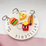 3D Keychain Simulation Creative Food Keychain