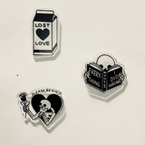 Custom Skull Pins Acrylic Badge